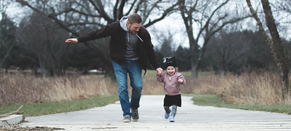 Photo of father and child