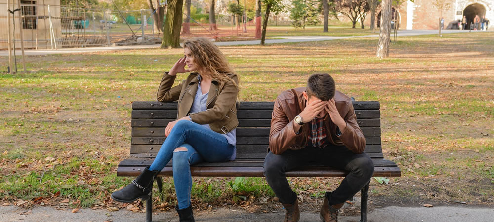 Photo of angry couple